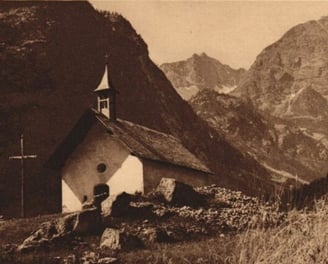 Chapelle d'Ailefroide "hier"