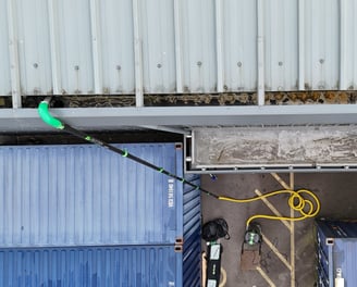 Pro Eco Property Services Gutter Vacuum System Cleaning Industrial Building Gutters
