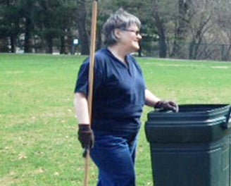 Neighbors working together to clean up Crescent Hills Park
