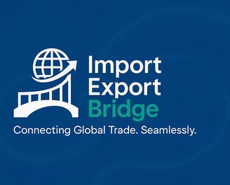 Modern B2B platform image displaying global trade connections, live shipping, and product listing tools by Bridge Connect.