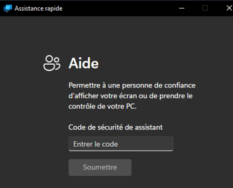 Assistance a distance