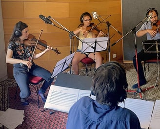Prise de son d'un quatuor à cordes, Fil's HOUSE Studio