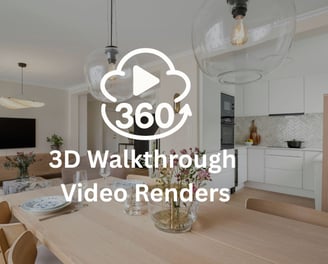 3D video rendering for immersive property/apartment/condo tour