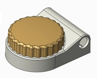 3D CAD design of a mechanical product created in CAD software