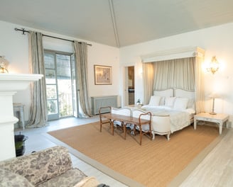 Charming rustic bedroom at Finca Santa Katerina
