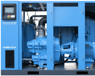 PERMANENT MAGNETDOUBLE STAGE SCREWAIR COMPRESSOR