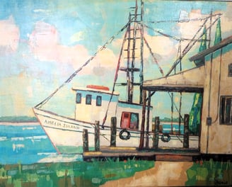 boat in amelia island