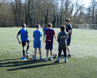 kleine groep voetbaltraining in regio Antwerpen