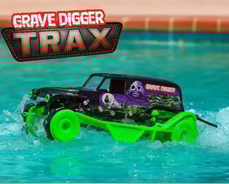 Monster Jam RC - Grave Digger Trax en agua