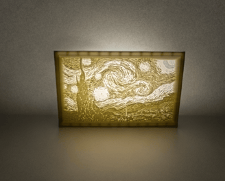 3d photo lamp shade