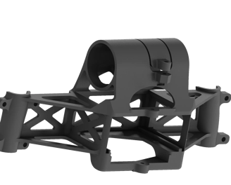 3D tervezett drón alkatrész