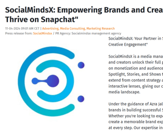 a social media article about the social media and social media