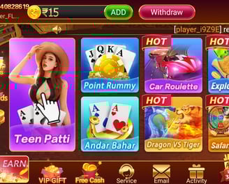 Latest Teen Patti Master 2025 Game Layout