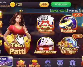 teen patti master old version game layout
