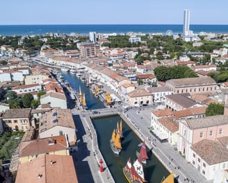 Porto canale Cesenatico, vacanze a Cesenatico, porto canale Leonardesco