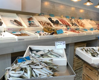 Kreta Agios Nikolaos Fischmarkt