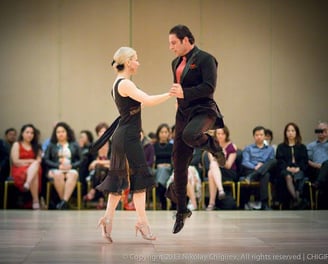 Mekhael Srour and Martha Slater argentine tango