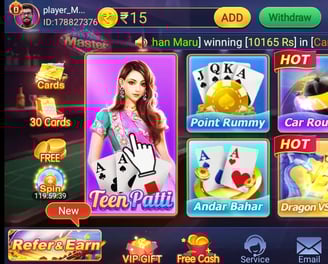 teen patti master original version game layout