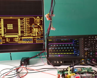 Embedded test bench for real-time pump monitoring PCB development