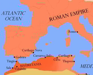 a map of the roman empire