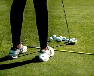 clase de golf putt