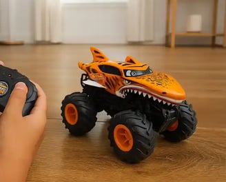 Monster Rc Tiger Shark (Simple) con control remoto