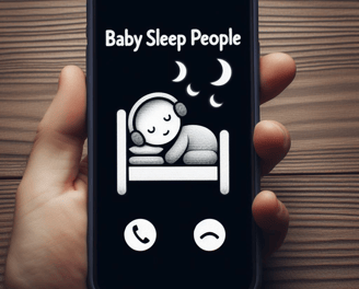Baby sleep people calling