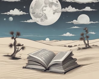 A collection of books and magazines is displayed, each with unique cover art and typography. Some covers feature historical illustrations, while others show text in various languages. The image is in black and white, enhancing the vintage and classic appearance of the publications.