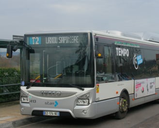 Un Urbanway 18 GNV de 3ème série