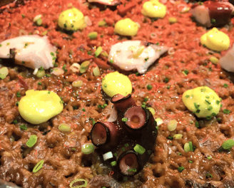 arroz con pulpo chef privado