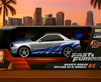 Jada Toys Fast & Furious Nissan Skyline GT-R en caja