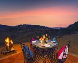 luxury dining in ranthambore national park