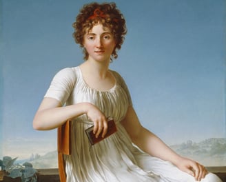 Désoria’s Portrait of Constance Pipelet in the Neoclassical style of portraiture 1800