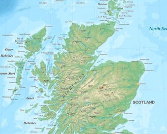 Map of Scotland