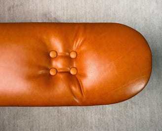 banc en cuir
