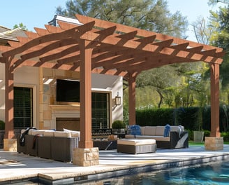 wood pergolas