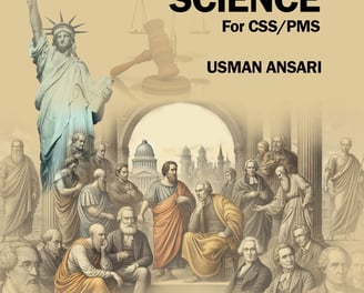 a book cover of political science and political science