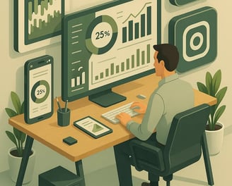Online marketinges dolgozik Facebook és Google hirdetéseken statisztikai eszközökkel – KlikProfit
