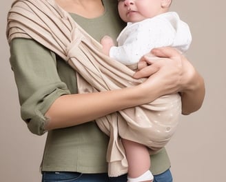 person holding baby's toe with yellow petaled flower in between