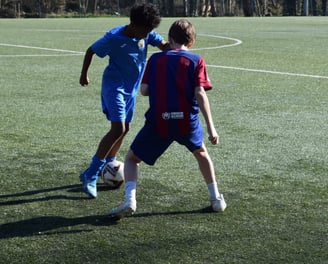 kleine groep techniektraining voetbal in Ekeren