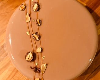 entremet chocolat caramel