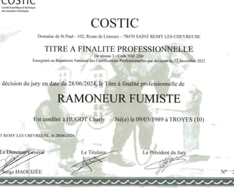 titre professionnel de ramoneur fumiste ramonage professionnel