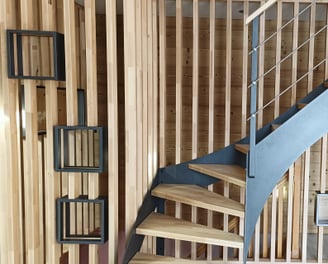 Escalier réalisé par AV Menuiserie