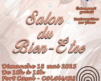 affiche du salon du bien etre de Colomars therapie