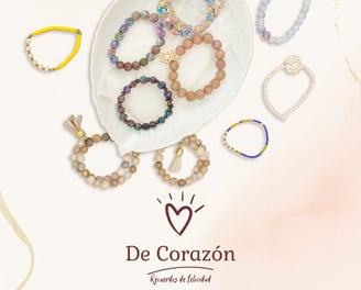 Pulseras artesanales De Corazón hechas a mano para regalos personalizados