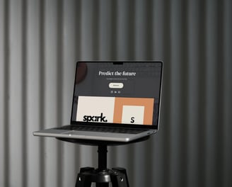 mockup d'un site Web avec un Mac