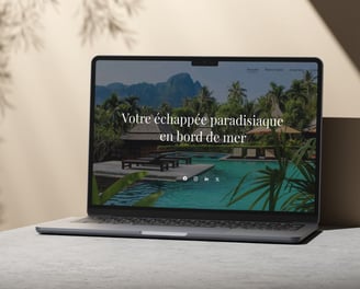 Présentation d'un site Web avec un Mac