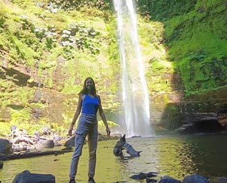 Melissa Baldisserotto a Salto El Claro, Cile