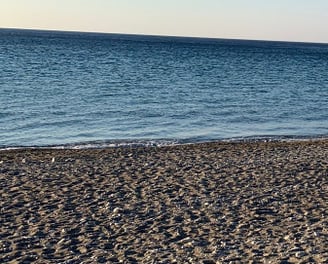 Kreta Strandbar am Morgen 2