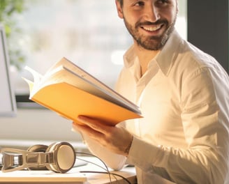 Man who has done back to work after his urofill procedure